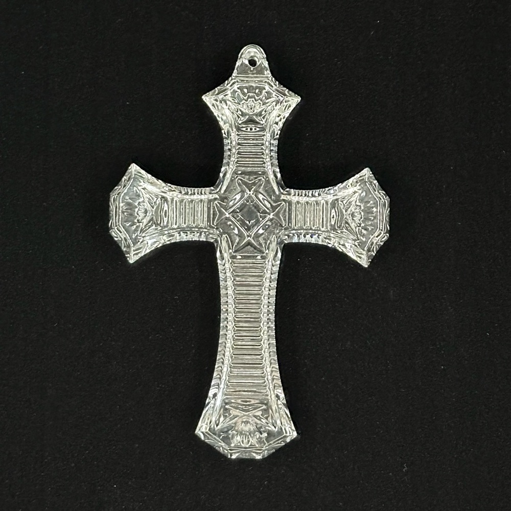 Waterford Crystal 2005 Clare Cross Ornament - Made in Ireland